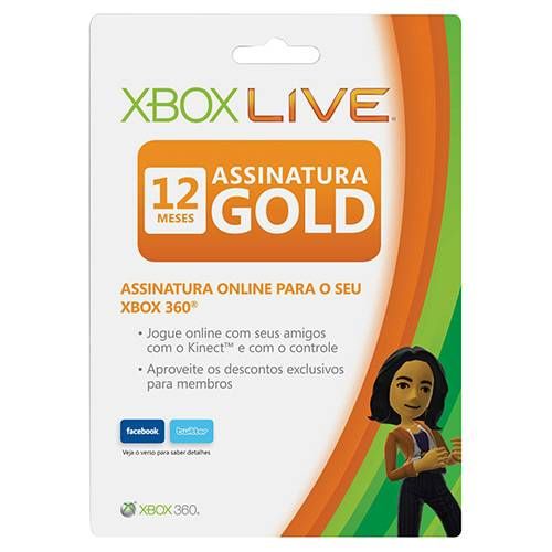 GOLD CARD LIVE 12 MESES